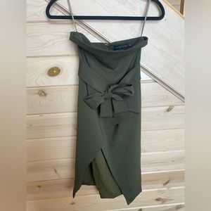 Lavish Alice Olive Green Skirt